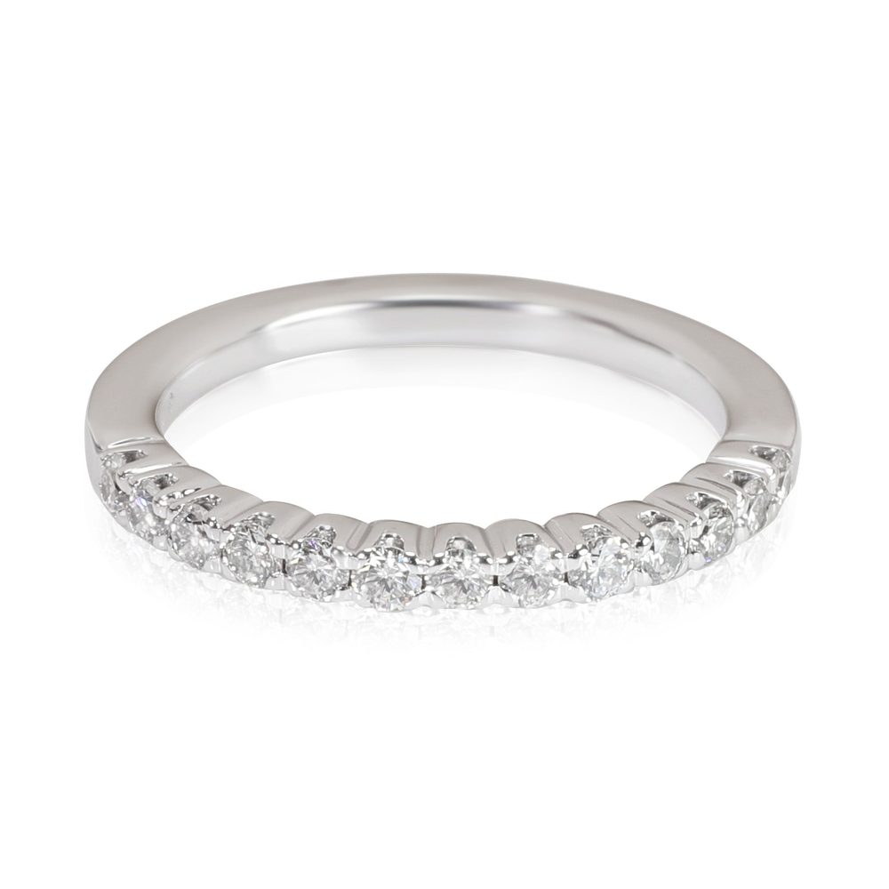 Ritani Diamond Wedding Band in 18kt White Gold 0.13 CTW